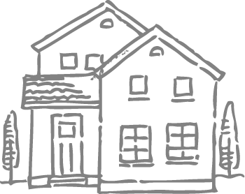 空き家のイラスト