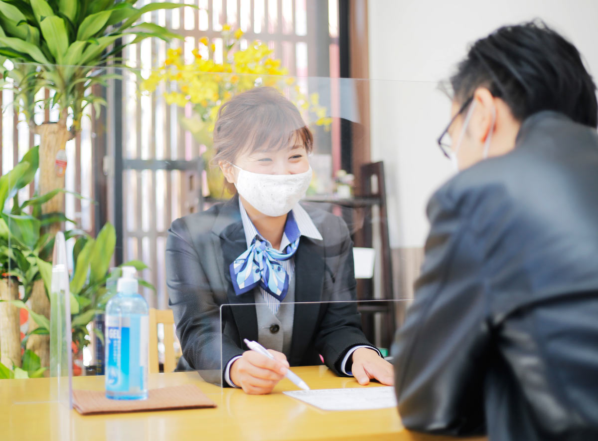 コノハナ不動産は、新型コロナ対策を行い感染予防に努めています。